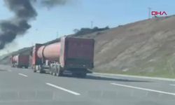 Kuzey Marmara Otoyolu'nda yangın