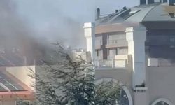 Haydarpaşa Lisesi'nin binasında yangın