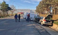 Kontrolden çıkan kepçe araçları biçti