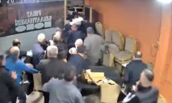 Gürültü deprem sanıldı: Panik anları kaydedildi