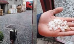 İstanbul'da dolu sürprizi