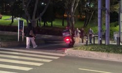 Beşiktaş'taki kazanın görüntüleri ortaya çıktı