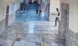 16 kişinin yaralandığı saldırı anı güvenlik kamerasına yansıdı