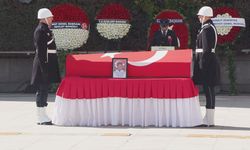 Şehit polis memuru Seçkin Yalçın için emniyette tören düzenlendi