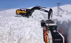 Bahar ortasında kar mesaisi: Yollar açılıyor