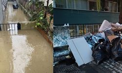 Sarıyer’de yağmur felaketi: Sokaklar göle döndü