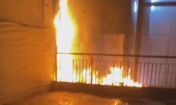 Taksim Metro İstasyonu'nda asansörde yangın