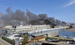 Dudullu Organize Sanayi Bölgesi'nde yangın