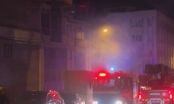 Kağıthane'de iş hanında çıkan yangın korkuttu