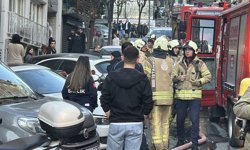 Şişli’de 6 katlı otelde korkutan yangın
