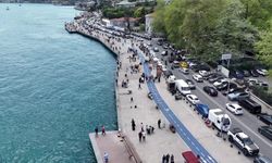 İstanbul’da güneşi gören sahile koştu