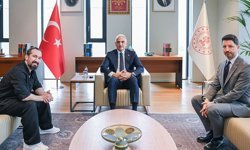 Bakan Ersoy, Doğukan Manço ile görüştü