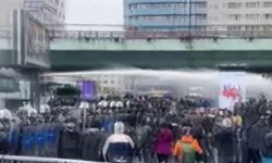 Mecidiyeköy’de izinsiz gösteri girişimine TOMA’lı müdahale