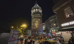 Galata Kulesi’nde ışık gösterisi gerçekleştirildi