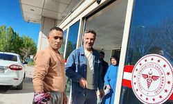 Kurban keserken kendini yaraladı