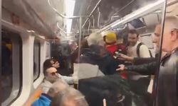 Sarıyer'de metroda küfürlü tezahürat kavgası