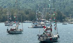 Küresel Sumud filosu Marmaris'te