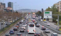 İstanbul'da haftanın ilk iş günü trafik yoğunluğu