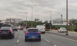 E-5’te trafiği hiçe saydı: Scooterla kilometrelerce gitti