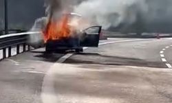 Kuzey Marmara Otoyolu'nda korkutan yangın