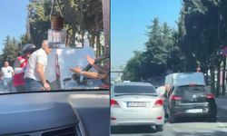 Beylikdüzü’nde trafikte tartıştığı sürücüye saldırdı
