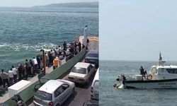 Feribottan denize düşen yolcu son anda kurtarıldı