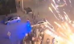 Kutlama kâbusa döndü: Havai fişek davetlilerin arasına daldı