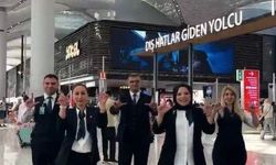 İstanbul Havalimanı çalışanlarından Milli Takım'a destek
