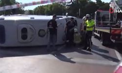 Kağıthane’de ambulans sürücüsü kaza yaptı