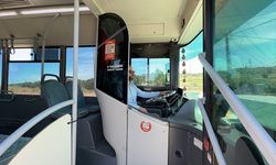 Minibüs şoförü güzergâhı terk edip hastaneye gitti