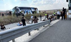 Aksaray’da otobüs yoldan çıktı; yaralılar var