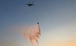 Türkiye'nin en büyük yangın söndürme helikopteri sahaya indi