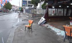 Maltepe’de alkollü sürücü dükkana daldı