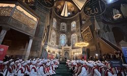 Ayasofya'da 15 Temmuz Şehitleri için 253 hafızdan hatim duası