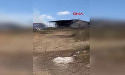 Çatalca'da otluk alanda yangın