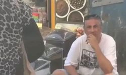 Ünlü şarkıcı Çelik pazarda lif sattı