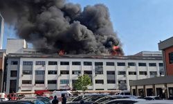 Gaziantep’te iş merkezinde yangın