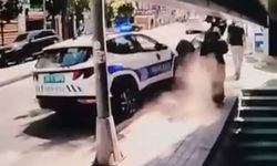 Fatih'te polis aracının motosiklete çarptığı kazada 2'si polis 3 kişi yaralandı