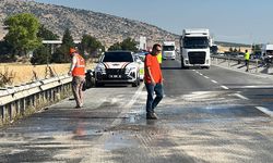 Kütahya'da yolcu otobüsü devrildi