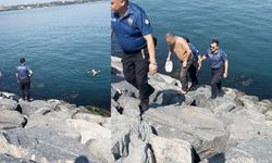 Avcılar'da intihar girişimi iddiası: Kayalıklardan denize düştü