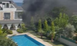 Silivri'de villada çıkan yangın söndürüldü