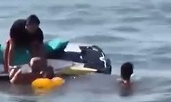 Silivri'de denizde mahsur kalan vatandaş kurtarıldı