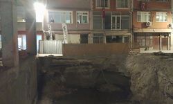 Silivri'de gece yarısı paniği! İnşaat temelinde toprak kayması