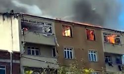 Avcılar'da çatı yangını