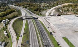Anadolu Otoyolu'nun İstanbul istikametinde yol çalışması