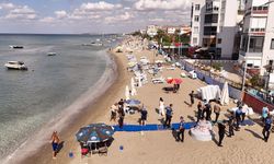 Kumsalları işgal edenlere geçit verilmiyor