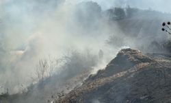 Büyükçekmece’de korkutan tarla yangını
