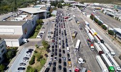 Kapıkule’de gurbetçilerin dönüş yoğunluğu