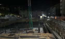 İnşaatta toprak kayması meydana geldi; sokak kapatıldı