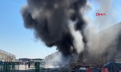 Kayseri’de sünger atölyesinde yangın